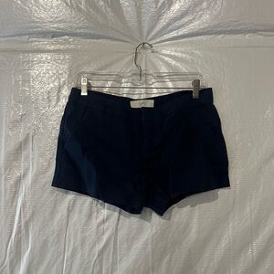 Joie Dark Navy Blue Merci Linen Shorts Size 2